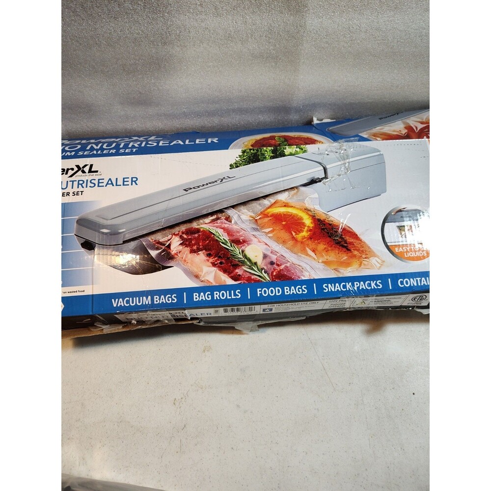 Power XL Duo Nutrisealer - Vacuum Sealer Set - 6 in 1  (885) New